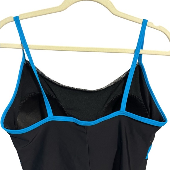 Speedo Black and Blue Performance One-Piece Swimsuit - Picture 6 of 10